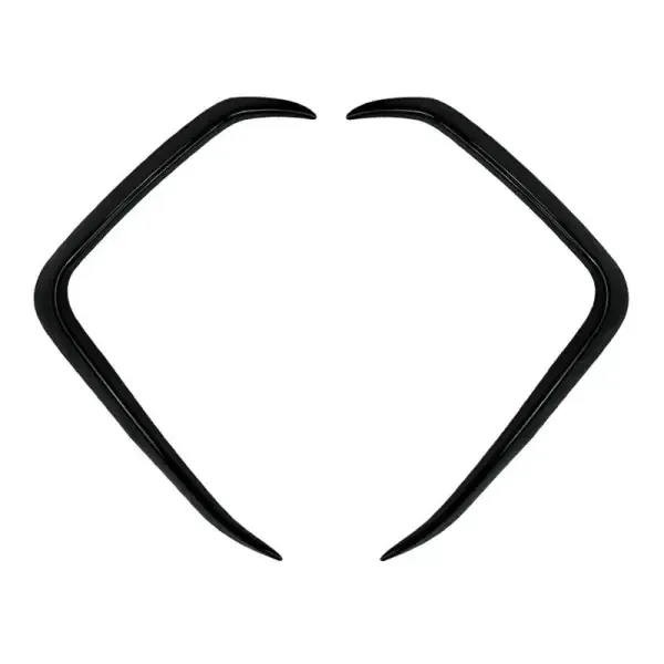 Front Side Bumper Lip Flag Skirts Splitter M Sports M Performance Mp Xm6 Glossy Black Zst-670 Gb CC-4878 Compatible With Bmw X6 G06 2019-2023