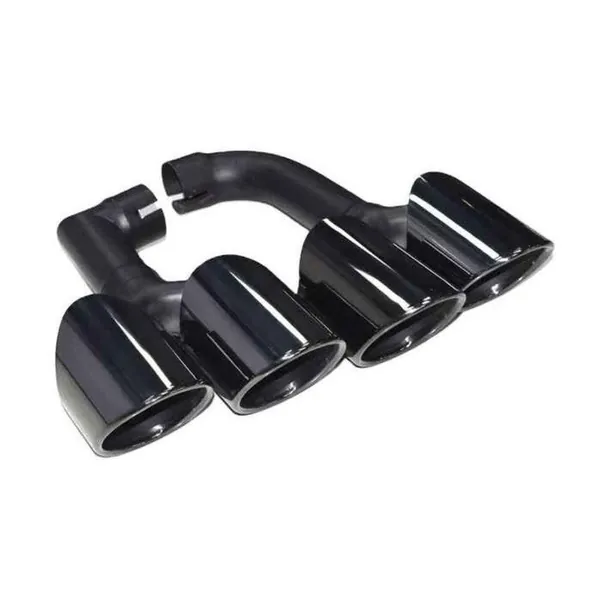 Exhaust Tips Tail Pipe Midpipe Muffler With Clamp X3m X4m Style For 2.0 25i Car G01/08-007 Gc CC-9321 Compatible With Bmw X3 X4 G01 G02 G08 2018-2023