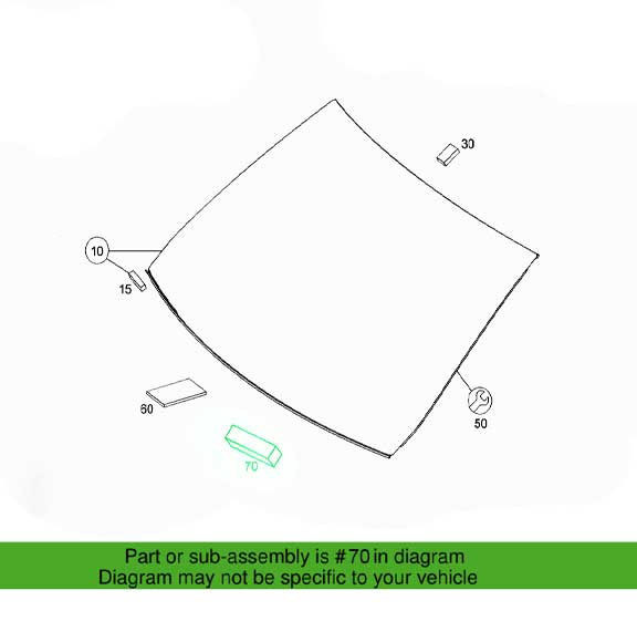 Mercedes Benz Genuine SEALING 2516710020