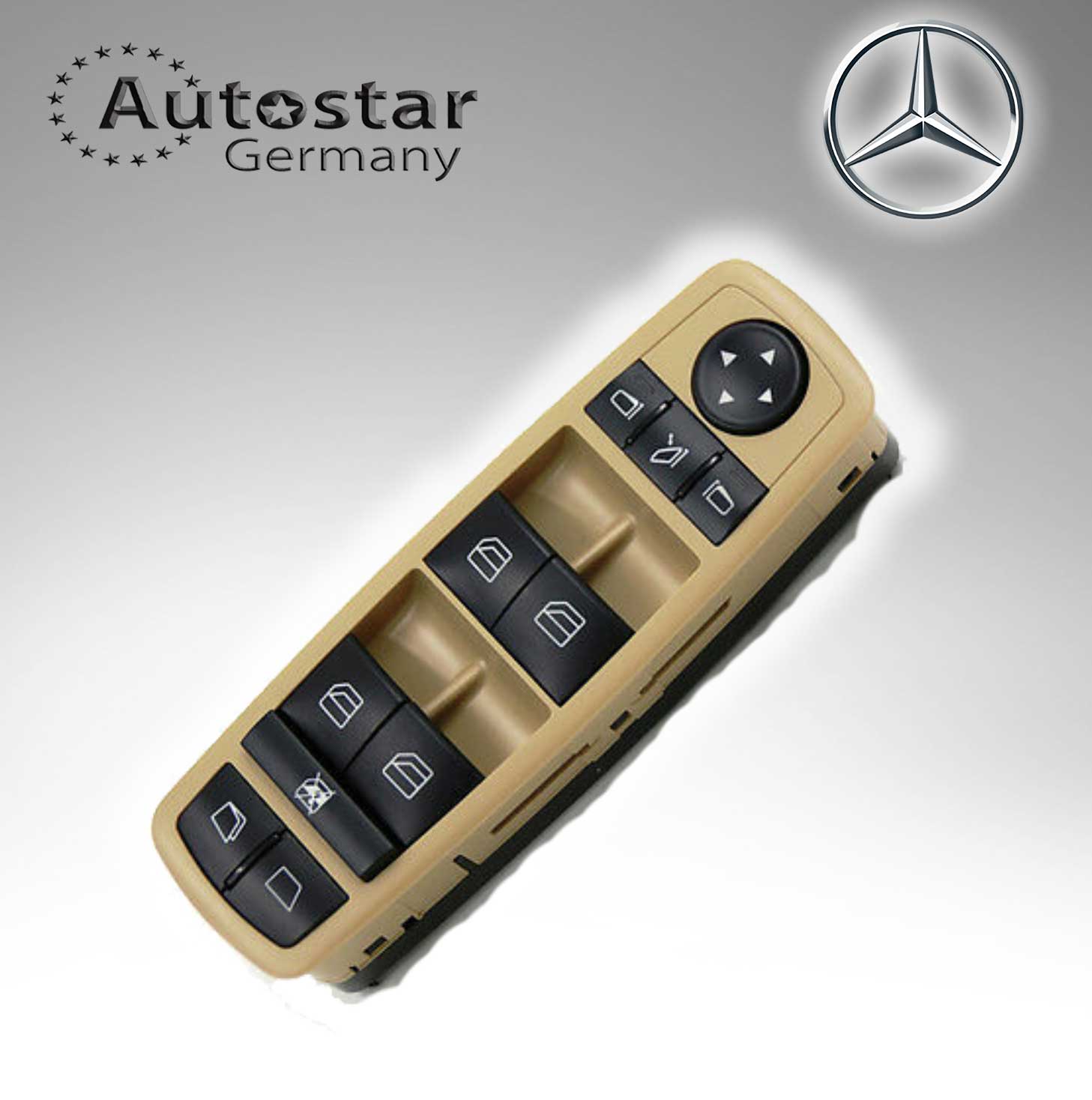 Mercedes Benz WINDOW SWITCH CREAM W164 W251 GL320 R320 R500 R63 GL450 GL550 2518300190 CREAM