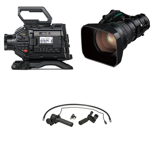 Blackmagic Design URSA Broadcast G2 Camera with Fujinon 8.5-170mm Lens & Zoom/Focus Control