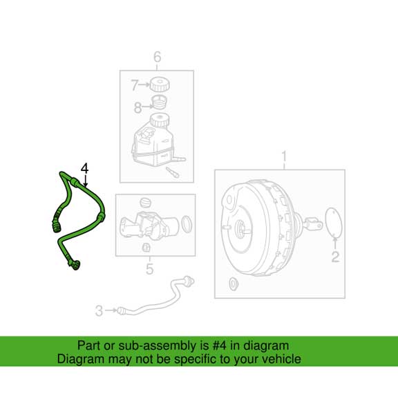 Mercedes Benz Genuine VACUUM LINE 2534300200