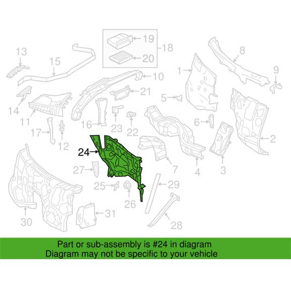 Mercedes Benz Genuine PARTITION 2536209000