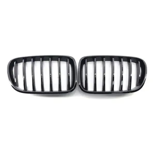 Front Bumper Show M3 M5 M Sports Grill Glossy Black Single Line CC-3106 Compatible With BMW X3 F25 2010-2014