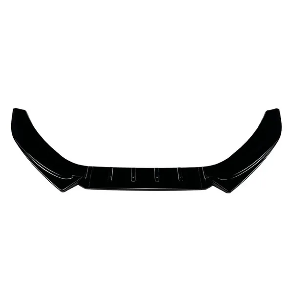Front Bumper Lip Skirt Splitter Spoiler Zst-1007 Glossy Black CC-7125 Compatible With Audi A4 S4 B8.5 2013-2016 S Line