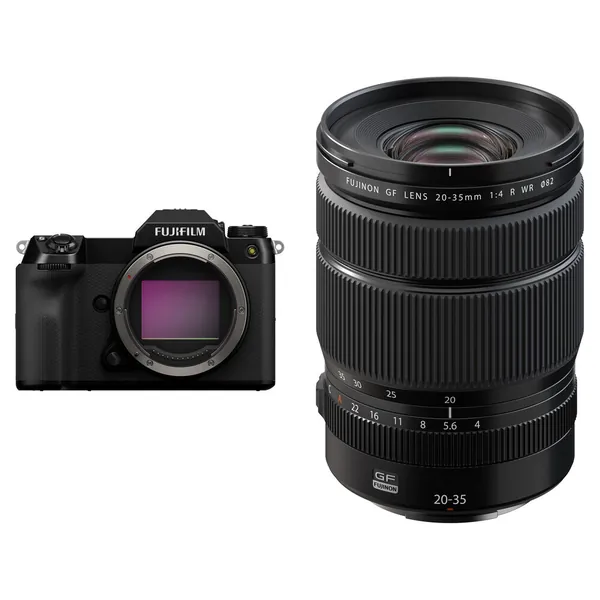 FUJIFILM GFX 100S II Medium Format Mirrorless Camera with 20-35mm f/4 Lens Kit