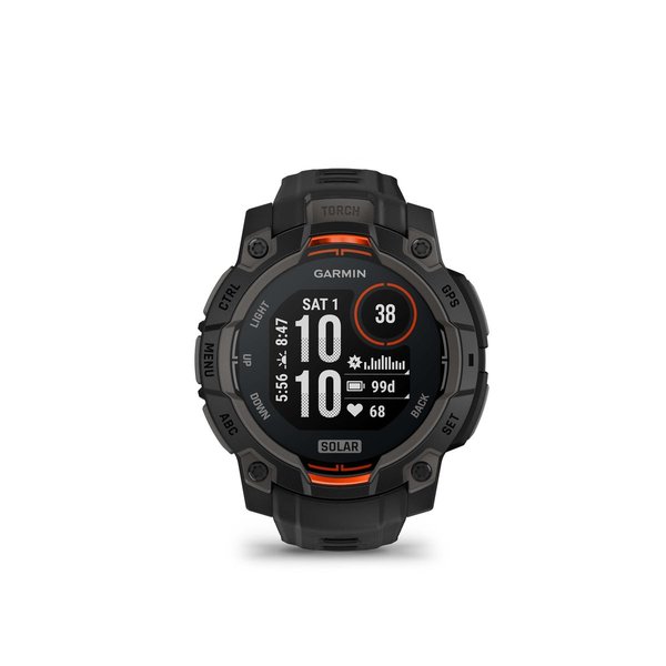Garmin Instinct 3,45mm,Solar,Black Bezel with Black Band