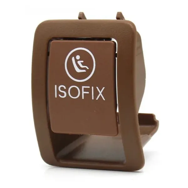 Rear Child Seat Belt Lock Anchor Safety Isofix Cover Restraint Assembly 20592008068t14 Sattel Brown CC-6618 Compatible With Mercedes Benz Glc W253 2015-2023 Eqc N293 2019-2022