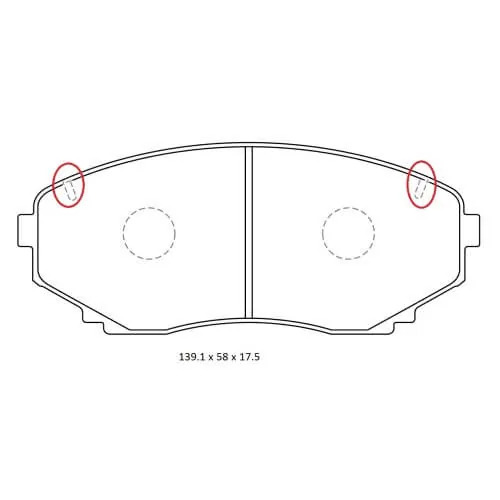Mazda CX7/CX9 Front Brake Pads