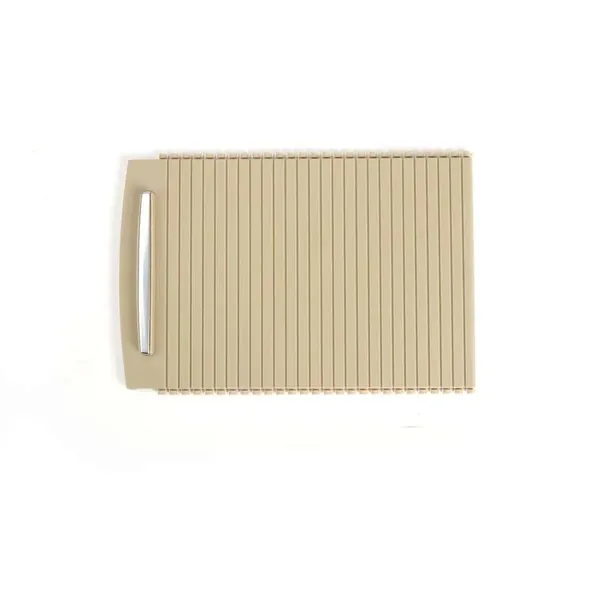 Console Storage Cup Drink Holder Tray Cover Rear Sliding Shutters Roller Blind Cover 51166963915-1 Beige CC-8219 Compatible With BMW 3 Series E92 E93 M3