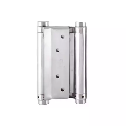 Union Double Action Hinge 5" Stainless Satin Steel