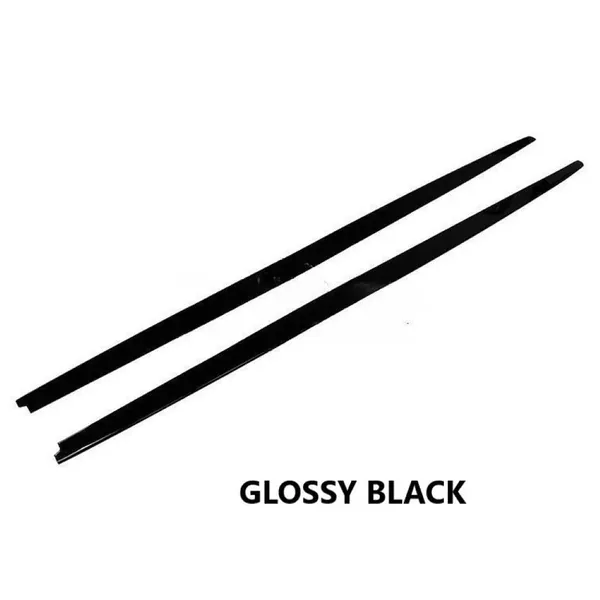 Side Skirt Extension Splitter Mp Style Ar-bm-0277 Gb Glossy Black CC-8559 Compatible With Bmw 5 Series E60 E61 2005-2009