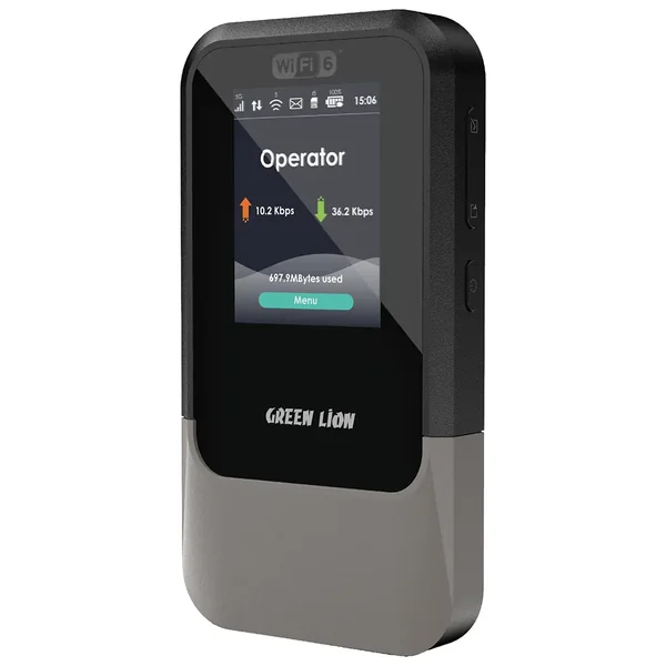 Green Lion Connect 5G Portable MiFi Router - Black