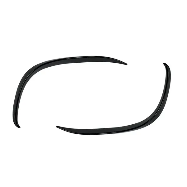 AMG Front Bumper Air Vent Splitter Side Skirts Flag Canard Carbon Fiber Look Zst-224 Cf CC-6153 Compatible With Mercedes Benz C Class Lci W205 Lci 2019-2021