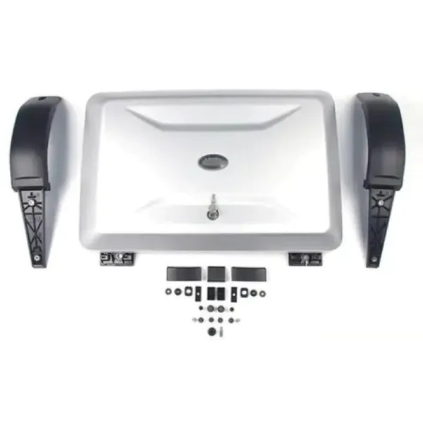 Side Window Schoolbag External Hanging Device Luggage Storage Box Toolbox Small Schoolbag Silver CC-7024 Compatible With Range Land Rover Defender 90 110 L663 Lr129997 2020+