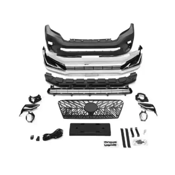 Upgrade Facelift Covert To Prado Fj150 2020 Front Bodykit Bumper CC-5447 Compatible With Toyota Land Cruiser Prado 150 2010-2017