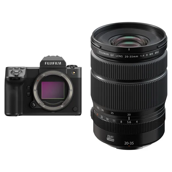 FUJIFILM GFX 100II Medium Format Mirrorless Camera with 20-35mm f/4 Lens Kit