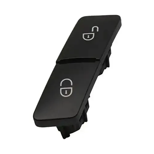 Door Lock Unlock Button Black Right 2049058502R 2048706410R CC-823 Compatible With Mercedes A Class B Class W246 C Class W204 E Class W212 G Class W463 Gle W166 Gls Gl Ml W166 Gla W156 Cla W117