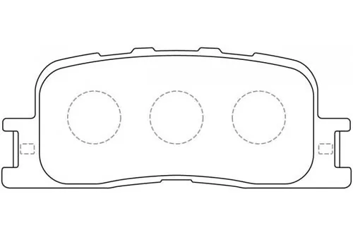 Toyota Kluger, Harrier, Wish Rear Brake Pads