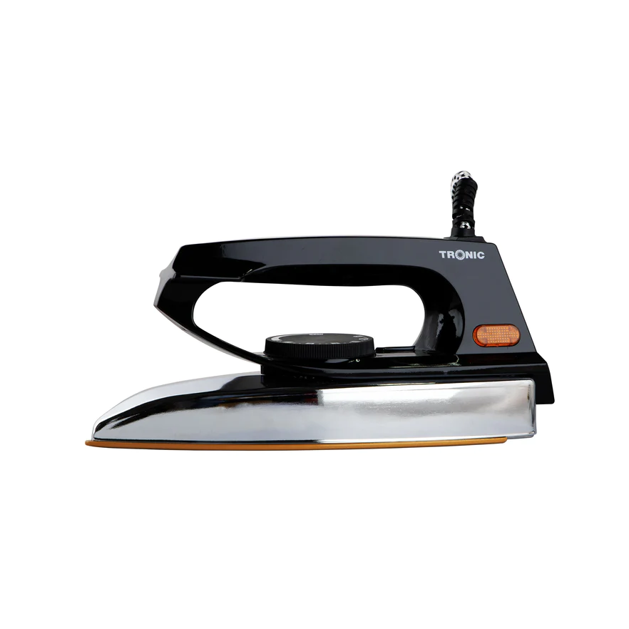 Tronic Dry Iron Heavy Duty Black & Silver