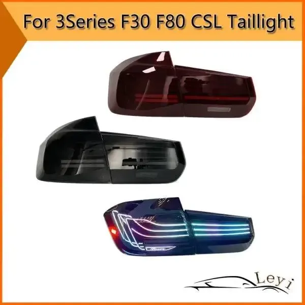 CSL Laser Sequential Tail Lights Brake Turning Signal Plug and Play Compatible With BMW 3Series/M3 F30 F35 F80 2012-2019