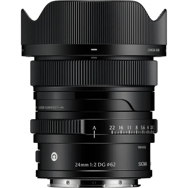 Sigma 24mm f/2 DG Contemporary Lens (L-Mount, Black)