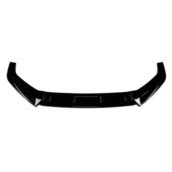 Front Bumper Lip Skirt Splitter Spoiler Zst-984 Gb Glossy Black CC-7142 Compatible With Audi A5 S5 F5 Sline 2017-2020