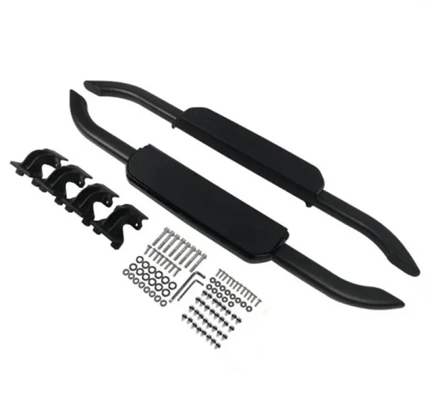 Non-slip Fixed Side Step Running Board Black 2 Door CC-7008 Compatible With Range Land Rover Defender 90 L663 Lr129997 2020+