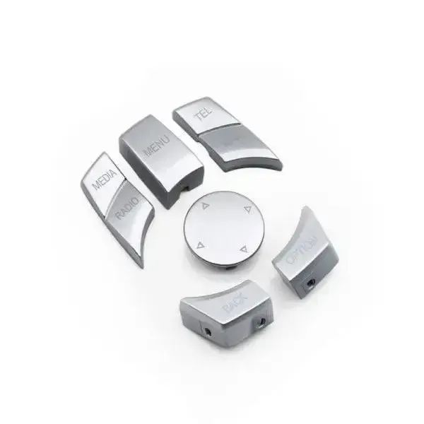 Idrive Multimedia Button 65829334611c-4 B Chrome CC-895 Compatible With Bmw 3 Series E90 2006-2012 5 Series E60 2006-2010 X1 E84 2010-2015 X5 E70 2007-2013 X6 E71 2008-2014