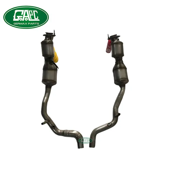 Germax Catalytic Converter Exhaust Pipe 3.0L V6 Petrol LR073551 LR062448 FPLA5E214AG Left LR073550 LR062447 FPLA5E212AF Right GL2353 Land Rover Range Rover Vogue 2013-2017 2018-2020 Range Rover Sport 
