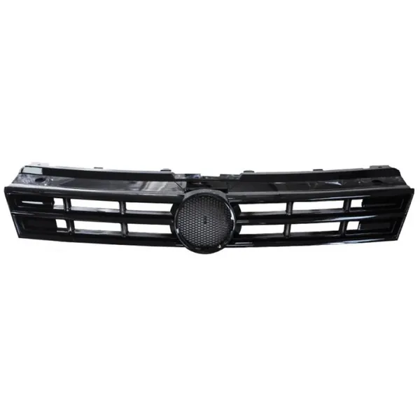 Upgrade Facelift Convert To R400 R Line Style Front Bumper Show Grill Black CC-7217 Compatible With Vw Volkswagen Polo 2010-2024