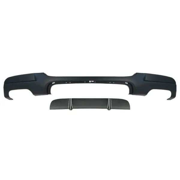 Rear Mt M Tech Bumper After Rear Lip Diffuser Style A 00-00 E90-006 A Gc CC-9155 Compatible With Bmw 3 Series E90 Lci 2005-2012