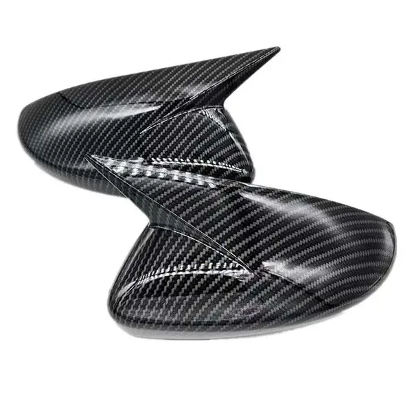 Side Rear View Case Wing Cap Shell Housing Mirror Covers 3m Tape Pasting Style Ar-mr-036 Cf Carbon Fiber Look CC-8085 Compatible With Volkswagen Vw Passat 2011-2016