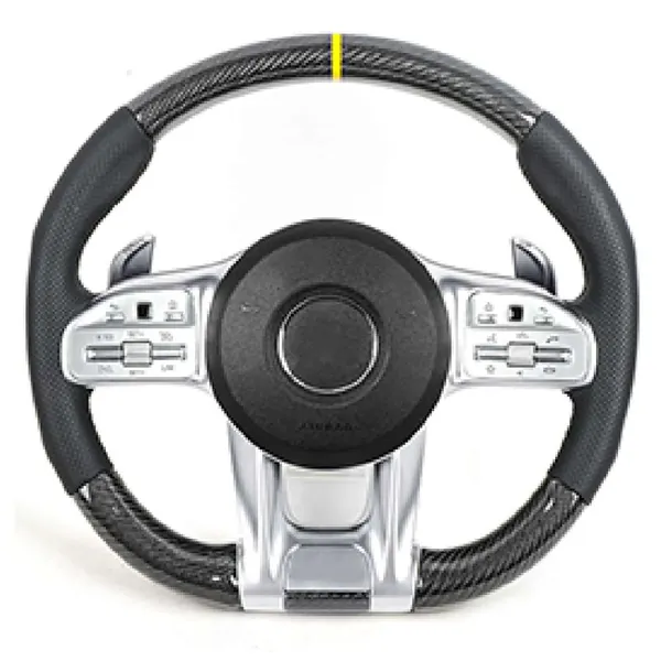 Upgraded Custom Amg Brabus Maybach Full Steering Wheel Style1 0 Bcb35 Style 7 Bcb39 CC-8128 Compatible With Mercedes A B C E S G V M Class Ml Gl Gla Glb Glc Gle Gls Slk G55 G63 G Wagon Eqs