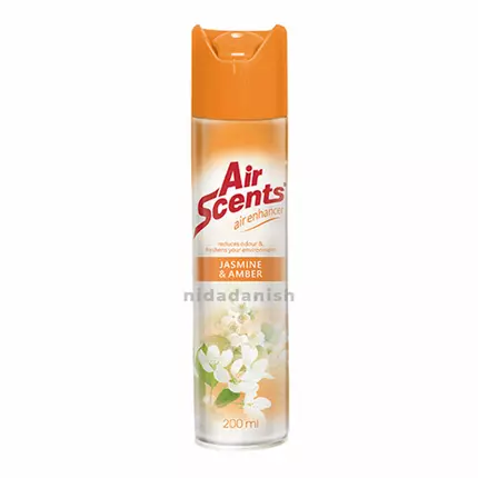 Shield-Home Air Scents Air Enhancer Aerosol 200ml Jasmine & Amber SH406