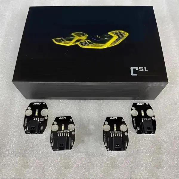 Headlight Drl Daytime Running Light Angel Eye Led Module Yellow Color Csl Style Ao-csl-013 Europe CC-5078 Compatible With Bmw 1 Series F20 Lci 2015-2019