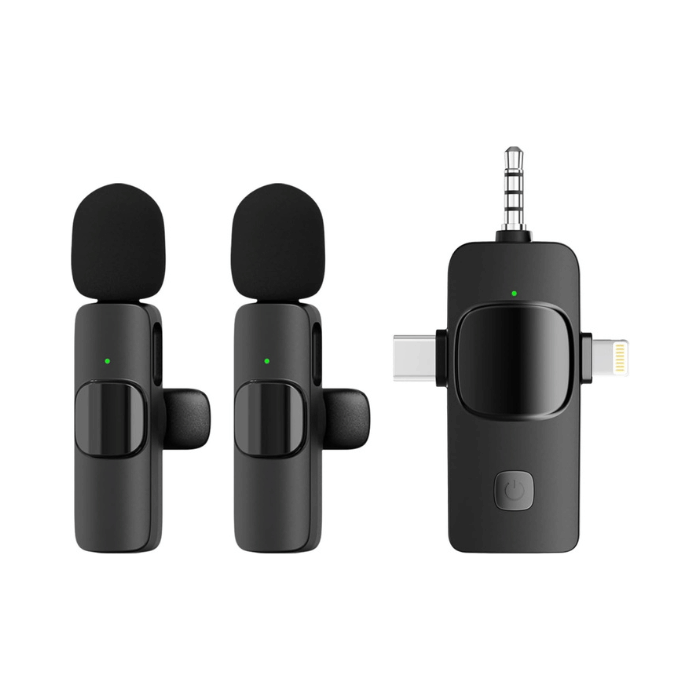 Lavalier Wireless Microphone 3 in 1
