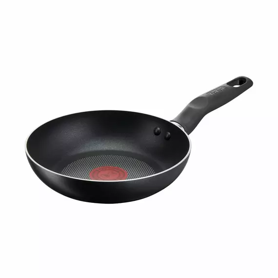 Tefal Super Cook Frypan 28cm Non Stick Thermo Signal 100% Safe Frying Pan Black Aluminium B4590684