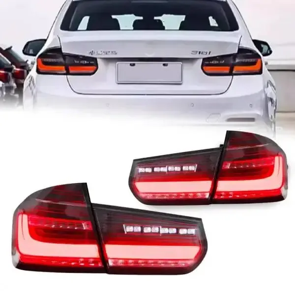 LED Tail Light 3D Rear Lamp DRL Signal Compatible With BMW F30 F35 F80 318I 320I 325I 330I 335I 2013-2018