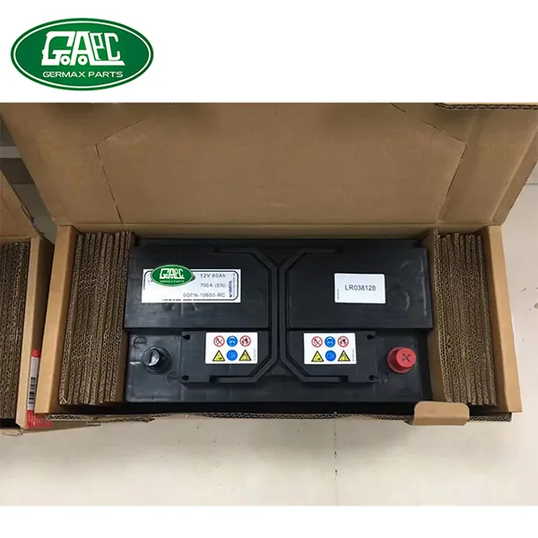 Germax Battery 12V 80AH 700A LR038128 LR018608 LR032354 YGD500030 YGD500190 6G9N10655RC AH52-10655-AB AH5210655AB Land Rover Freelander 2 2006-2014 Range Rover Evoque 2012- Range Rover Sport 2005-2009