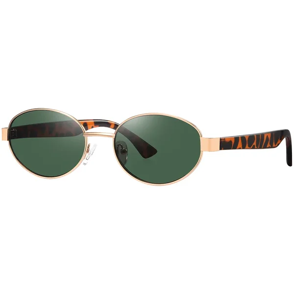 Green Lion Oriante Sunglasses - Gold