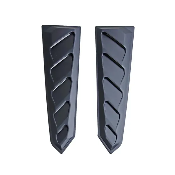 Rear Windshield Glass Quarter Window Louver Trim Cover Can Style CC-7968 Compatible With Ford Mustang 2015-2020