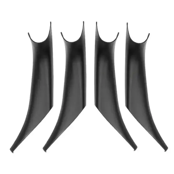 Inner Door Pull Handle Cover Frame 51419109611-3-q4 Black CC-5896 Compatible With BMW X3 X4 G01 G02 2018-2024