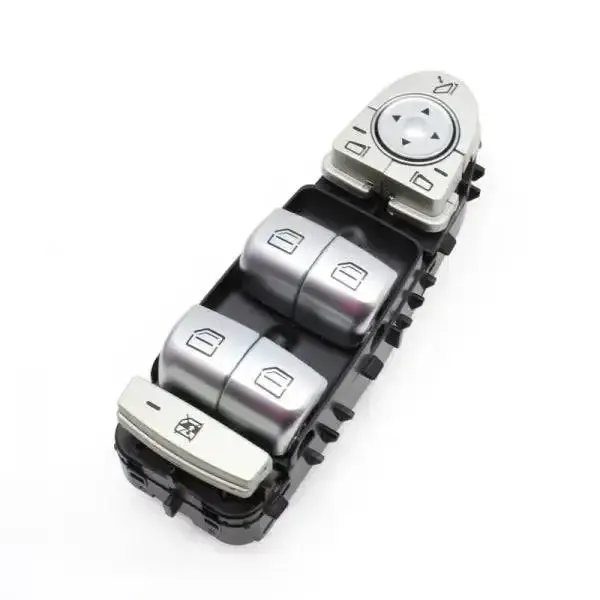 Window Switch Lifter Button Main Black 2059056811 9051 CC-880 Compatible With Mercedes C Class W205 2016 Glc W253 2016