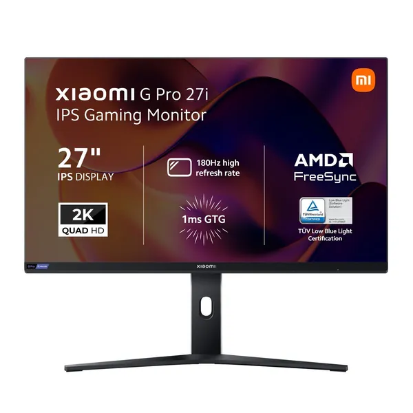 Xiaomi G Pro 27i 27" QHD 2K 1440p Mini LED Gaming Monitor(180Hz, 1ms, 16:9)