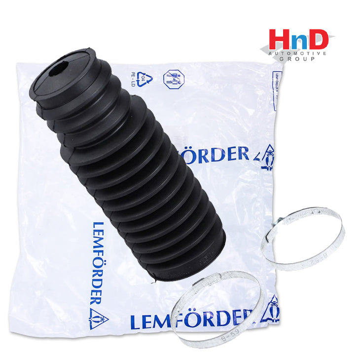 LEMFÖRDER ( LEM #30224 01 ) Steering rack gaiter Rubber, Front Axle, both sides 32131096910