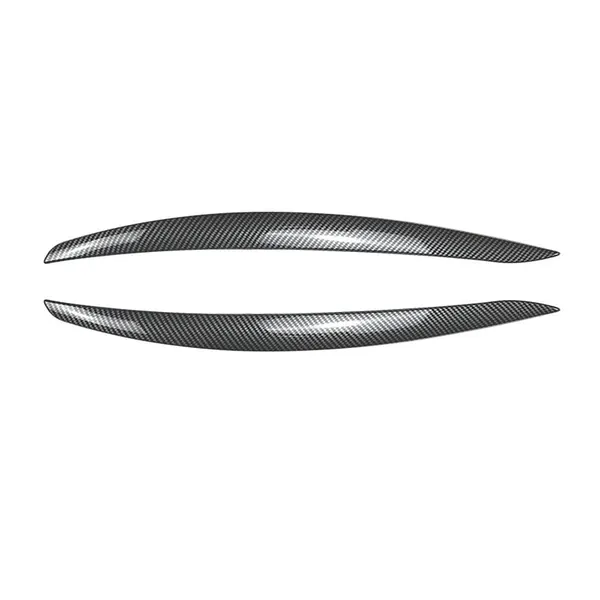 Headlight Lamp Eyebrow Eyelids Splitter Skirts Carbon Fiber Look Zst-534 Cf CC-6063 Compatible With Bmw 3 Series Lci E90 E91 E92 2007-2011