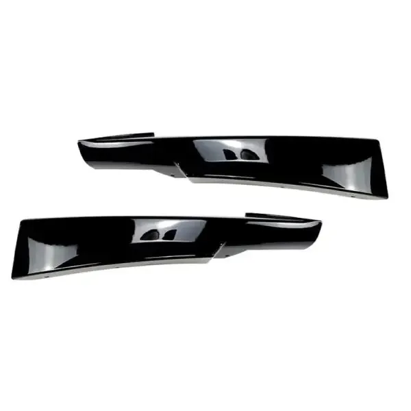 M Tech M Sports M Performance Front Bumper Side Lip Spoiler Skirts Splitter Zst-375 Gb Glossy Black CC-3980 Compatible With Bmw 3 Series E90 Lci 2008-2012