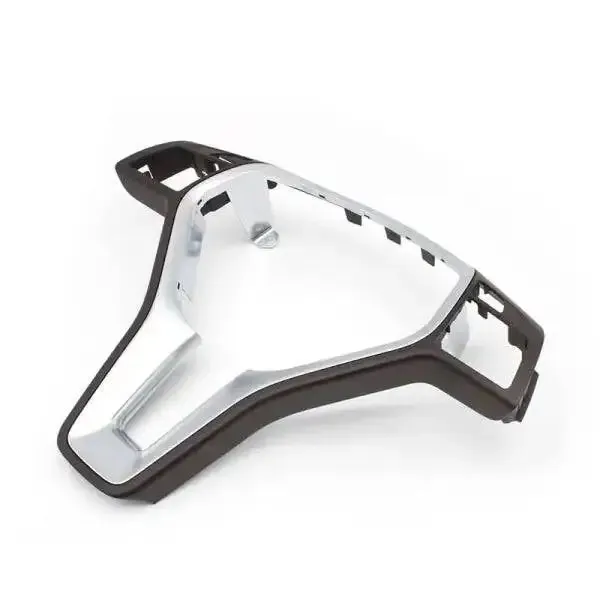 Steering Wheel Trim Cover Moka Silver A09946401138490 CC-2682 Compatible With Mercedes C Class W204 A Class W176 B Class W246 E Class W212 Gla W156 CLS W218 Cla W117