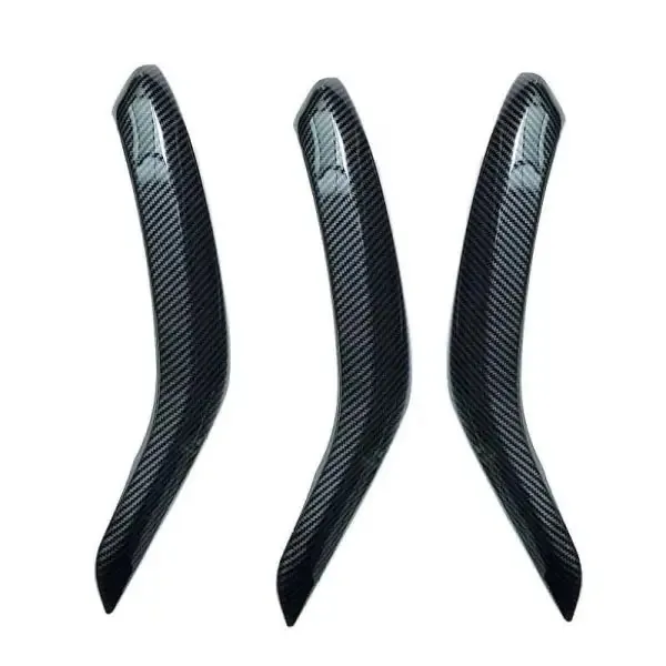 Inner Door Pull Handle Set Outer Carbon Fiber 51417292273-1l 51417292274-1r CC-1227 Compatible With BMW X5 F15 2014-2019 X6 F16 2015-2019